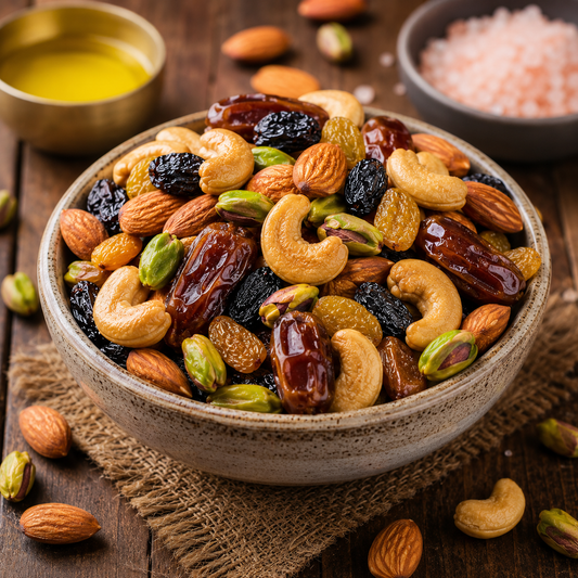 Poshanix Signature Mix | Dry Fruit Blend Roasted in Ghee & Rock Salt